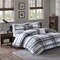 Edge Collections - 26" x 20" - Black - Intelligent Design Twin Plaid Comforter Set - 1 Set